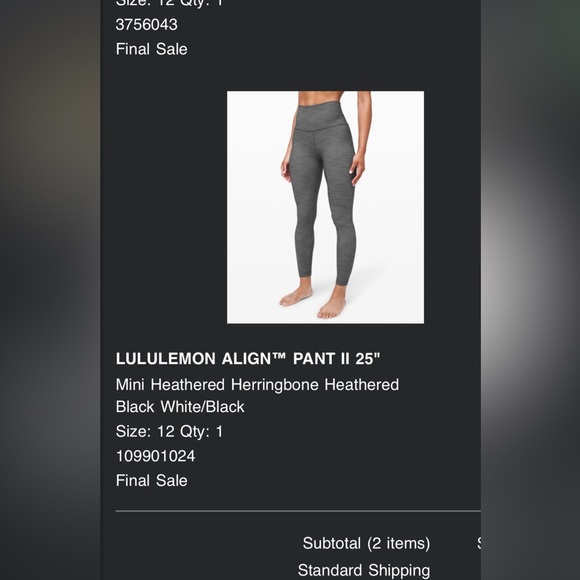 Lululemon Align Pant II 25" - Picture 12 of 12